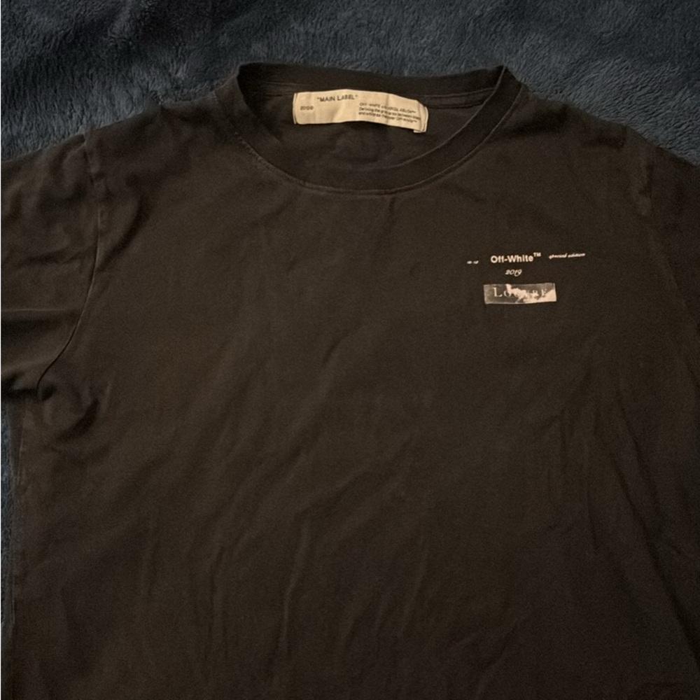 Off-White Black Short Sleeve Tee